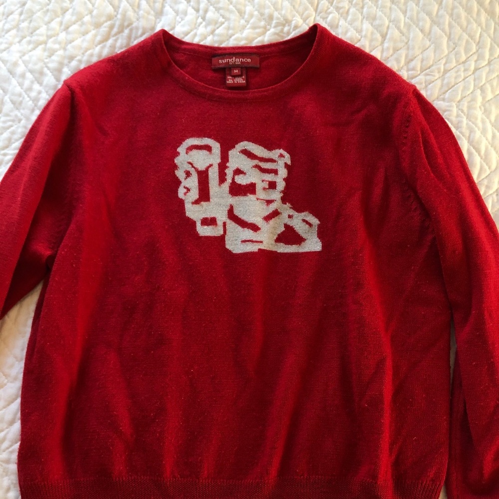 Red sweater